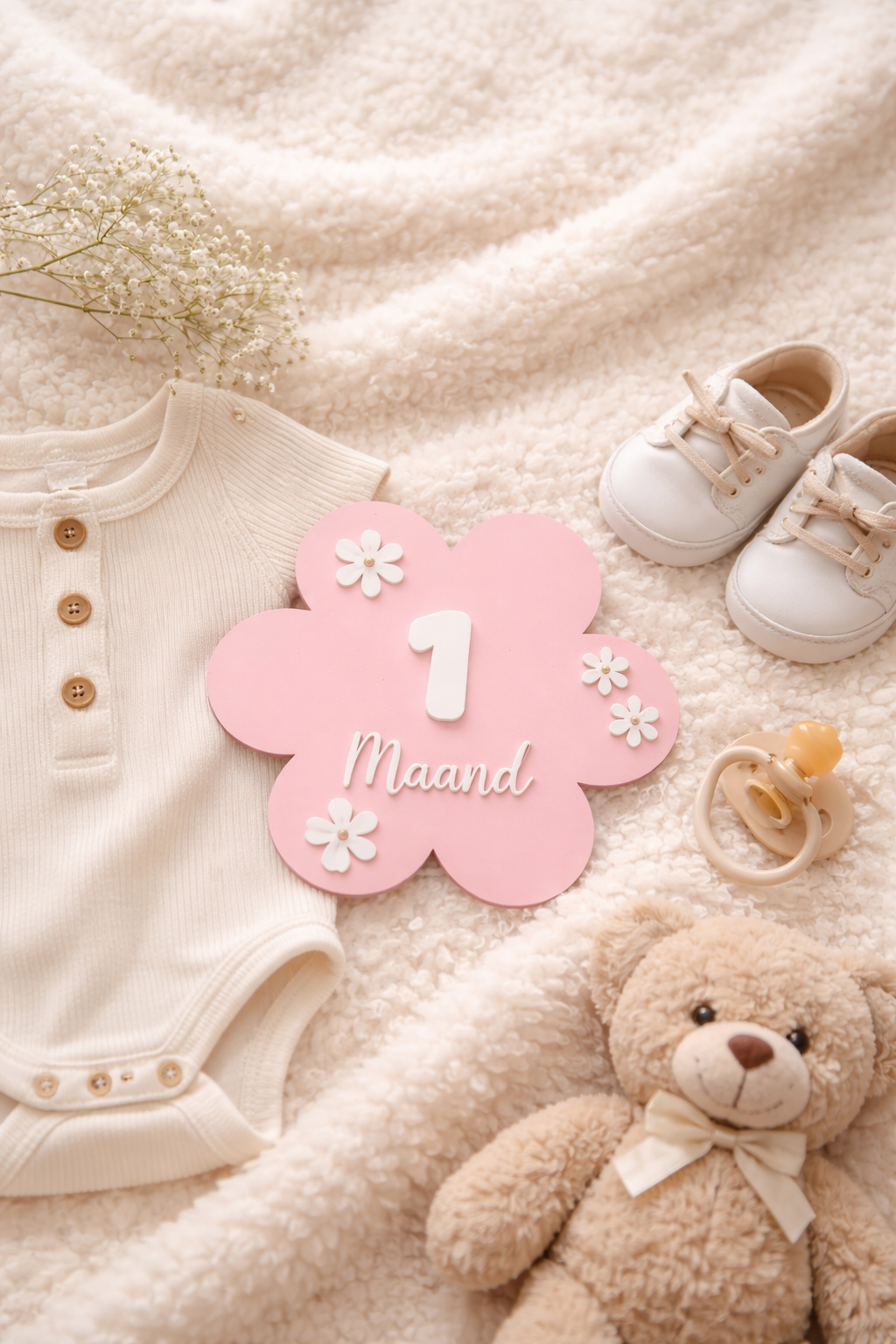 Baby Milestone disc – Flower