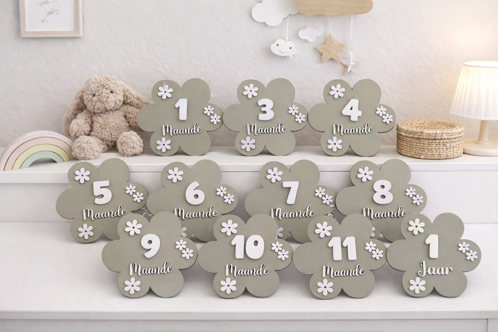 Baby Milestone disc – Flower