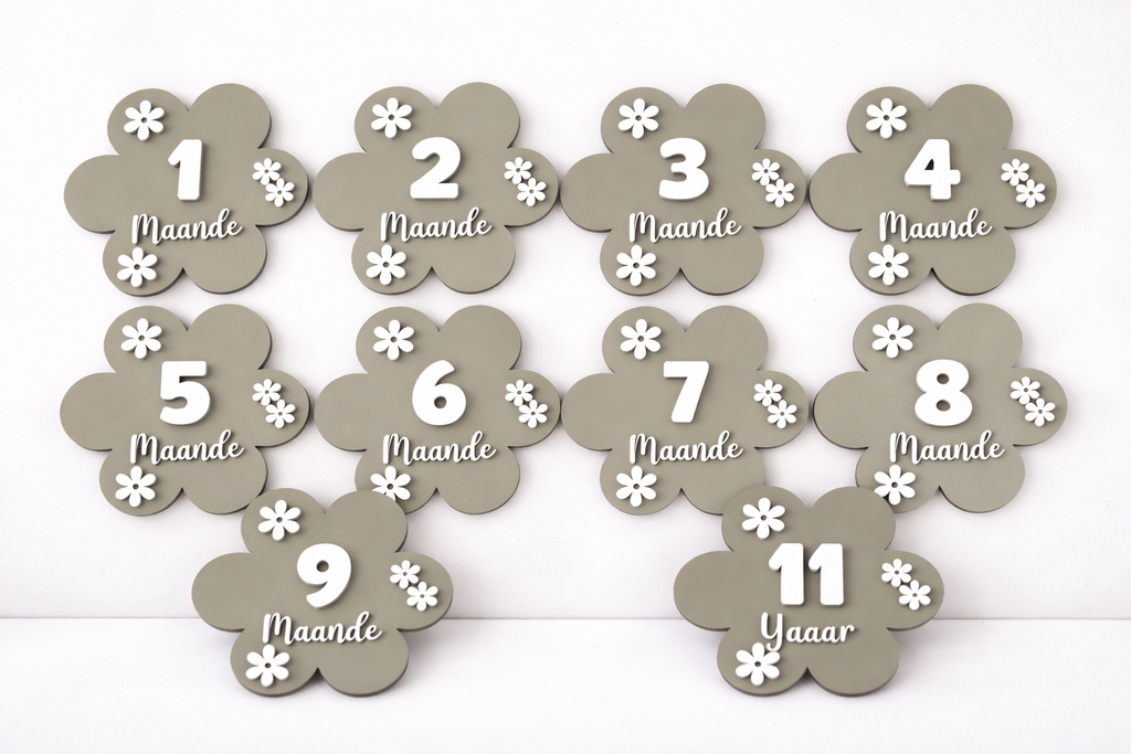 Baby Milestone disc – Flower