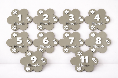 Baby Milestone disc – Flower