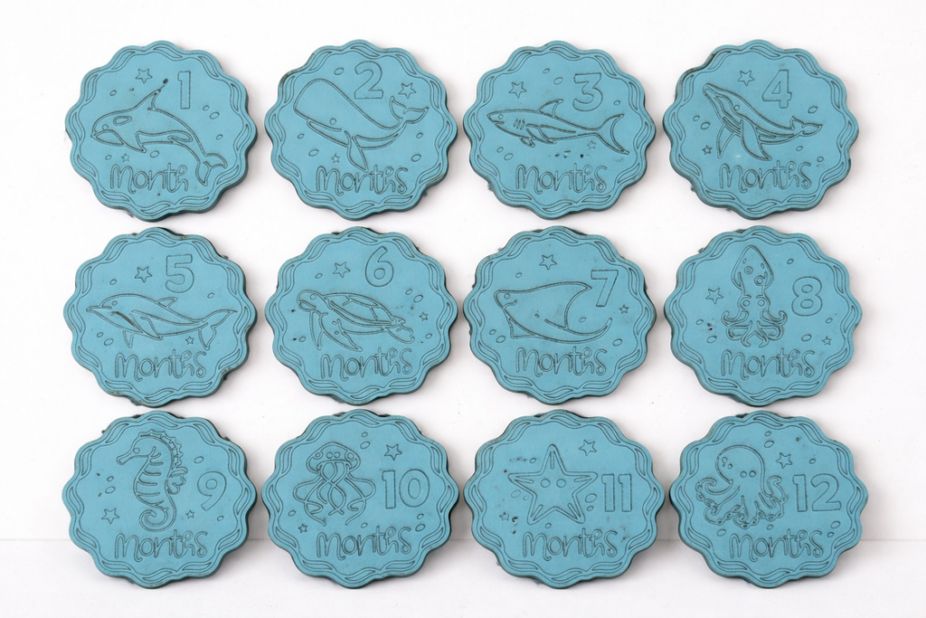 Baby monthly milestones - Under the sea
