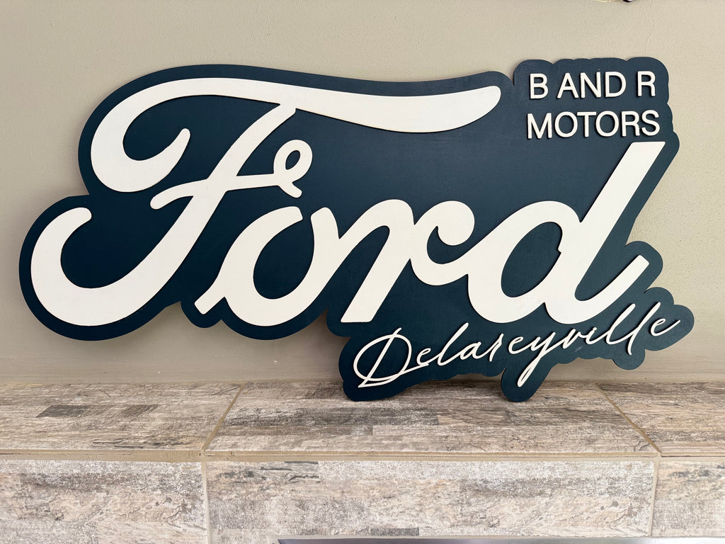 Custom name cut outs - Large Standard