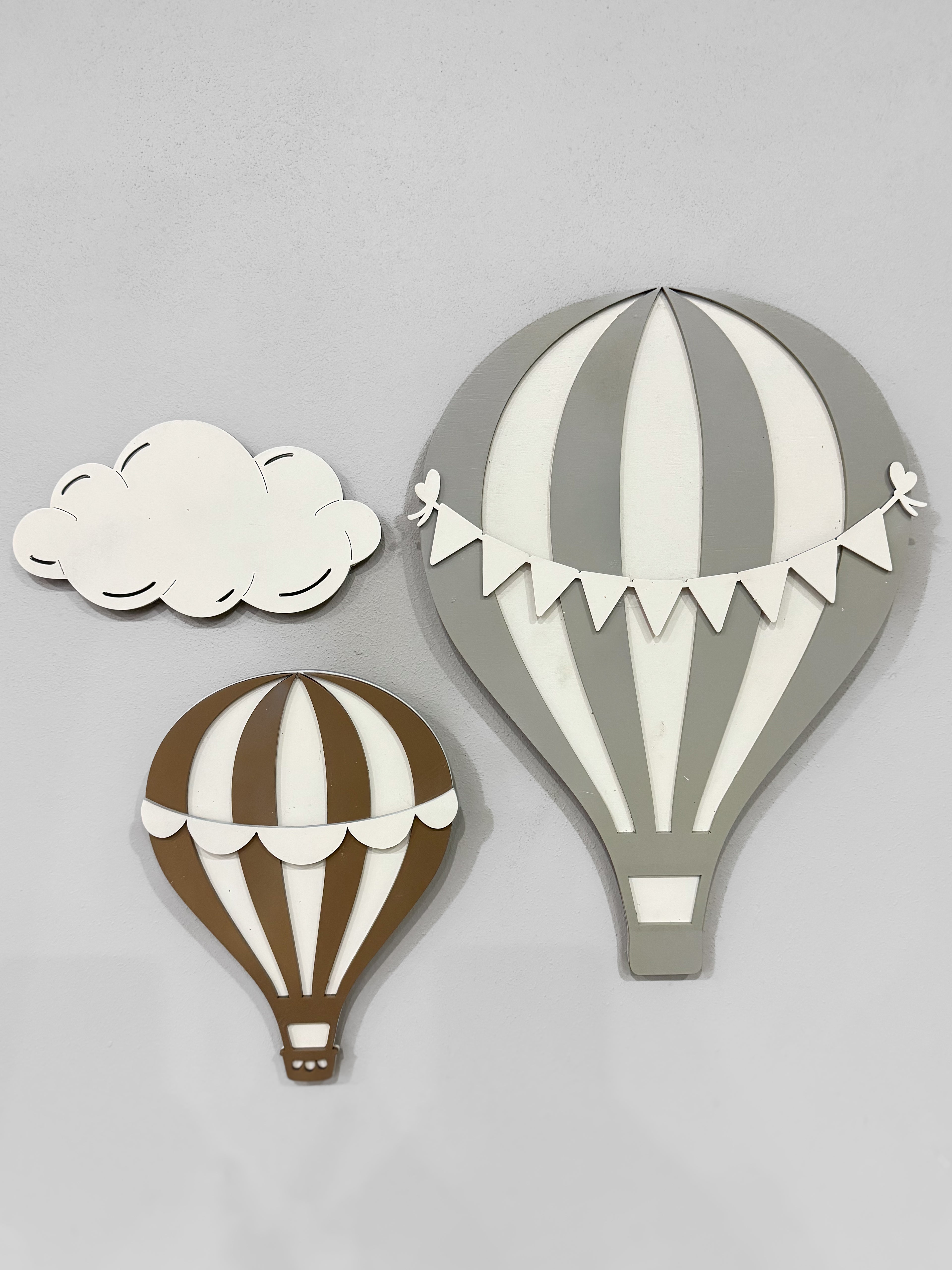 Wall decor Hot air balloons