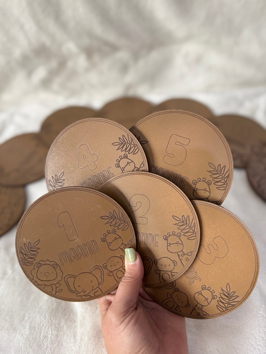 Baby Milestone Discs – Wildlife