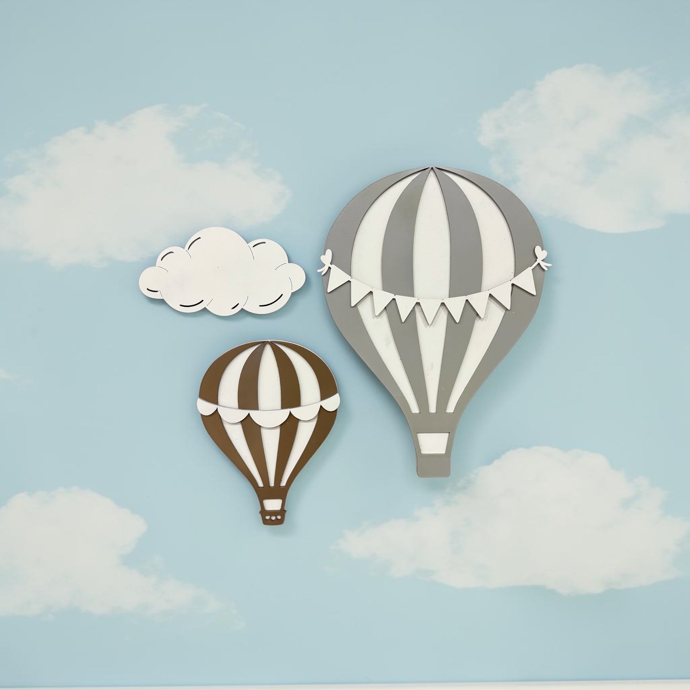 Wall decor Hot air balloons