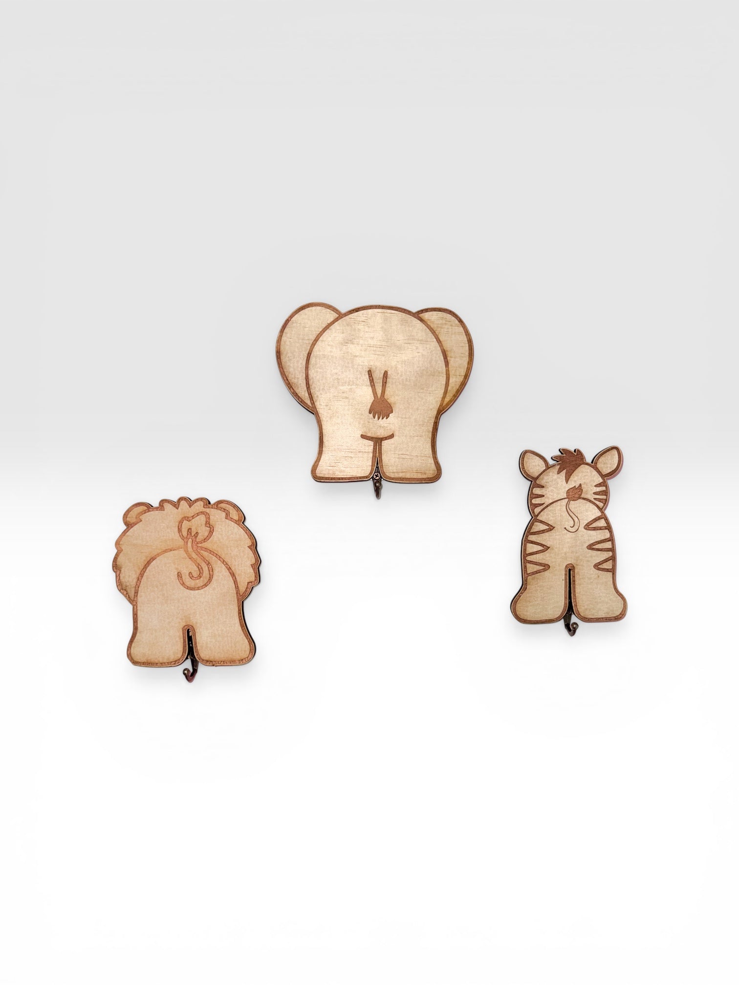 Wall hooks - Wildlife Themed