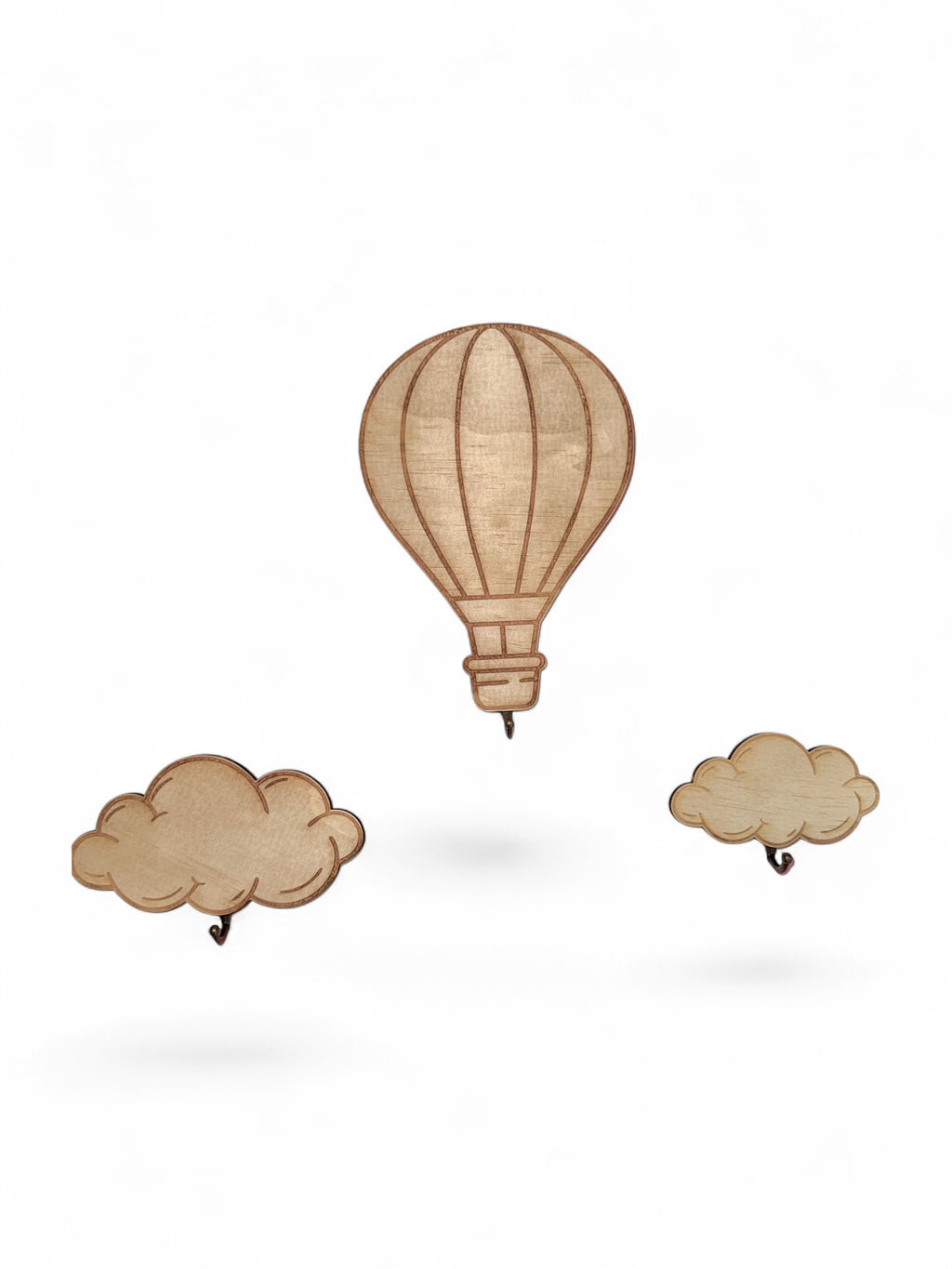 Wall hooks -  Hot air balloon Themed