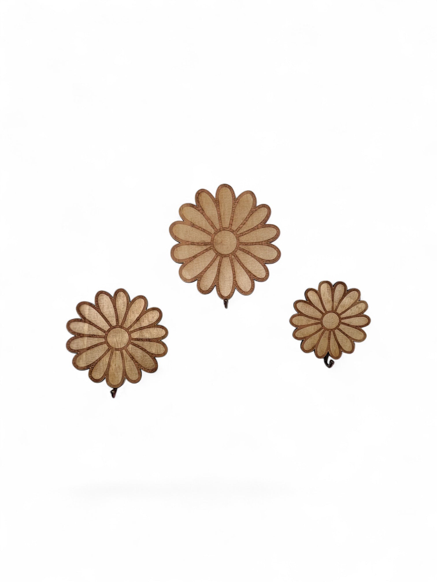 Wall hooks - flower Themed