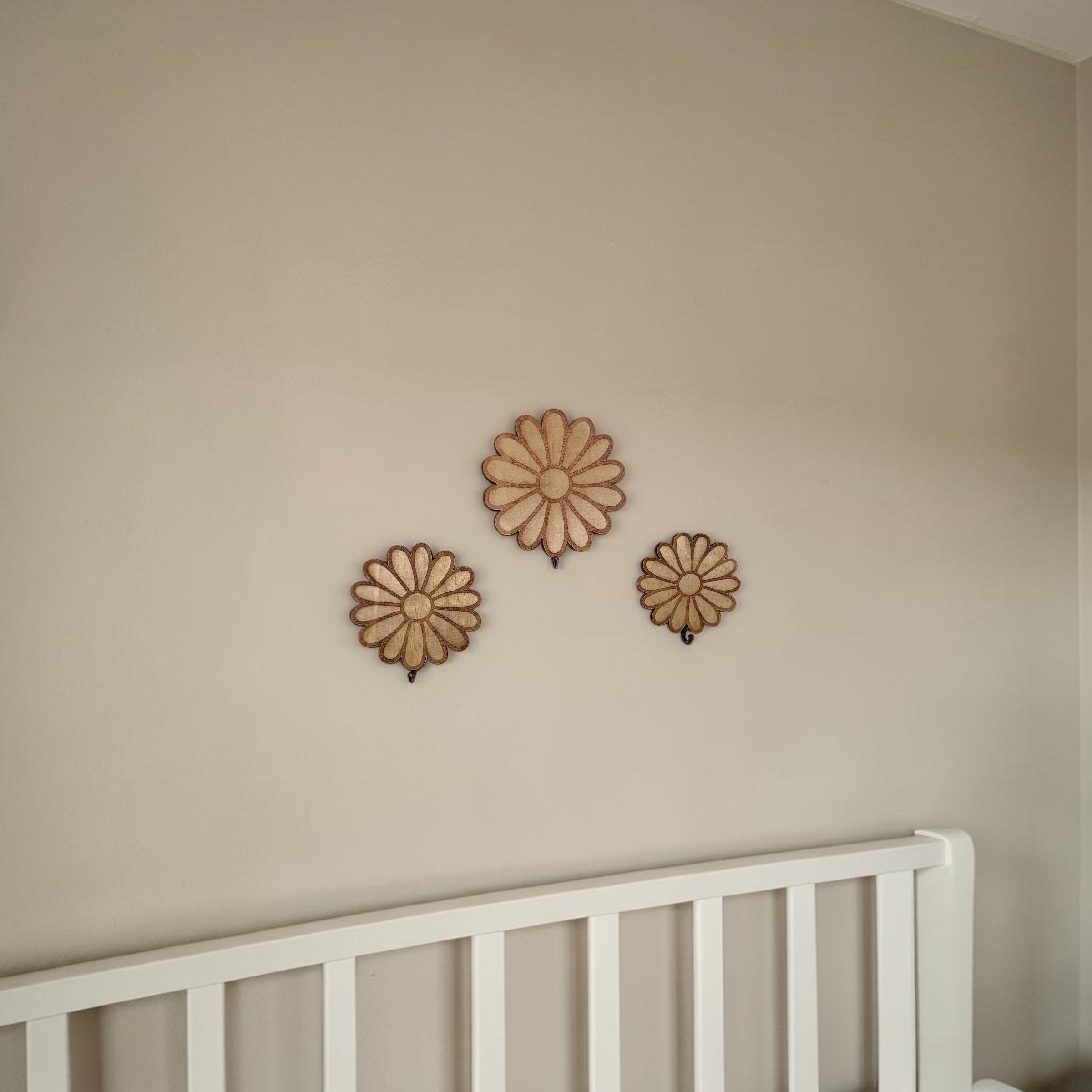 Wall hooks - flower Themed