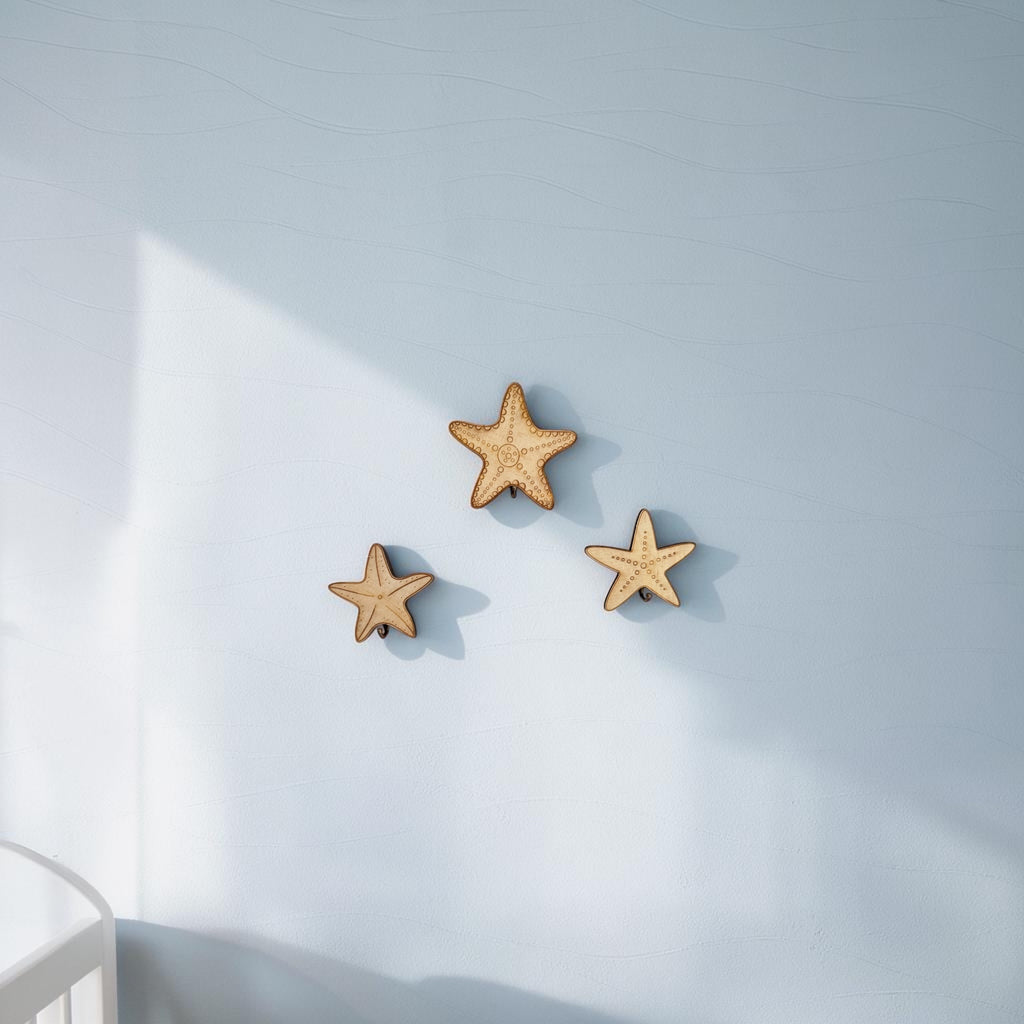 Wall hooks - Starfish Themed