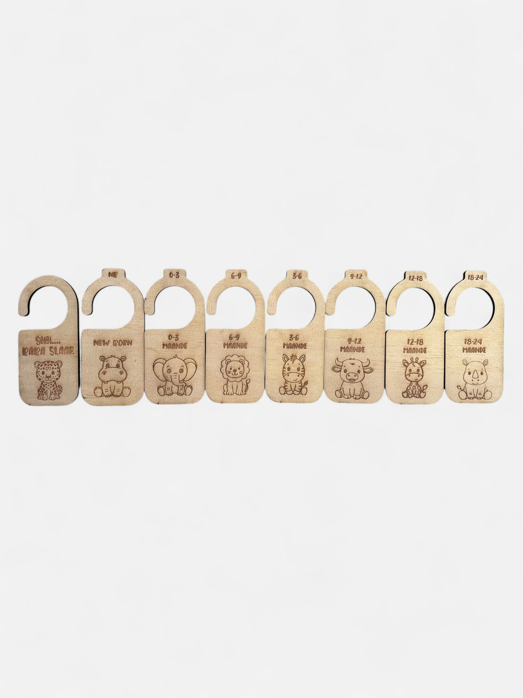 Baby clothing dividers - Wildlife