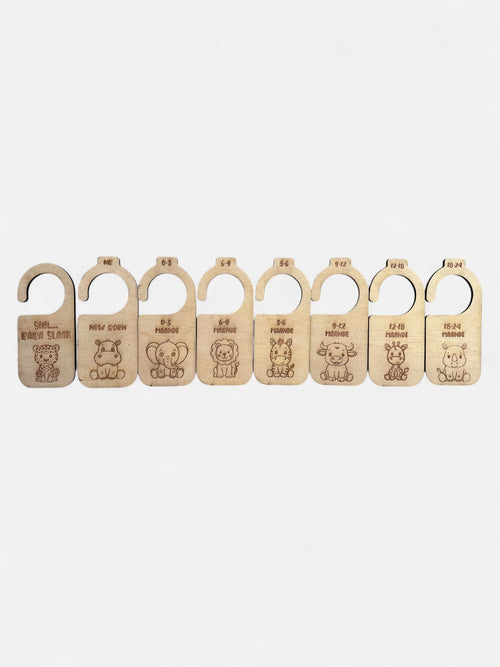 Baby clothing dividers - Wildlife