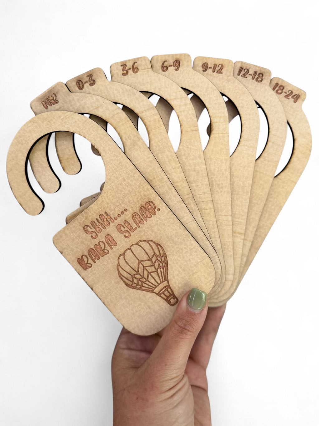 Baby clothing dividers - Hot air balloons